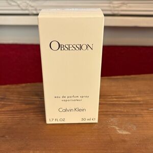 Calvin Klein Obsession Perfume in Cream Box